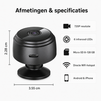 AutoVision | Draadloze Magnetische Beveiligingscamera met Nachtzicht
