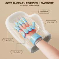 VelaPulse Handmassager Met Warmte En Luchtcompressie