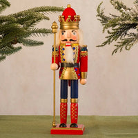 NutcrackerJoy - Houten Notenkraker Soldaat Figuur voor Tijdloze Kerstsfeer