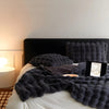Pluche Winterdeken | Zachte deken van imitatiebont voor ultiem wintercomfort.