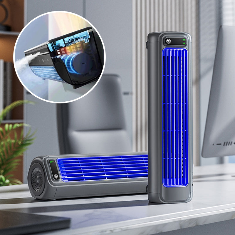 AirWave – Draagbare Oplaadbare Airconditioner met 12 Uur Batterijduur