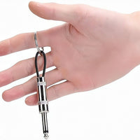 Keyamp Sleutelhanger | Gitaarversterker-Design | Wandmontage Sleutelbord met Jack-ingangen