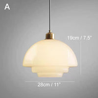 Hanglamp van Mat Wit Glas