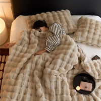 Omkeerbare SnuggleSoft fleece deken Jaarlijkse warmte