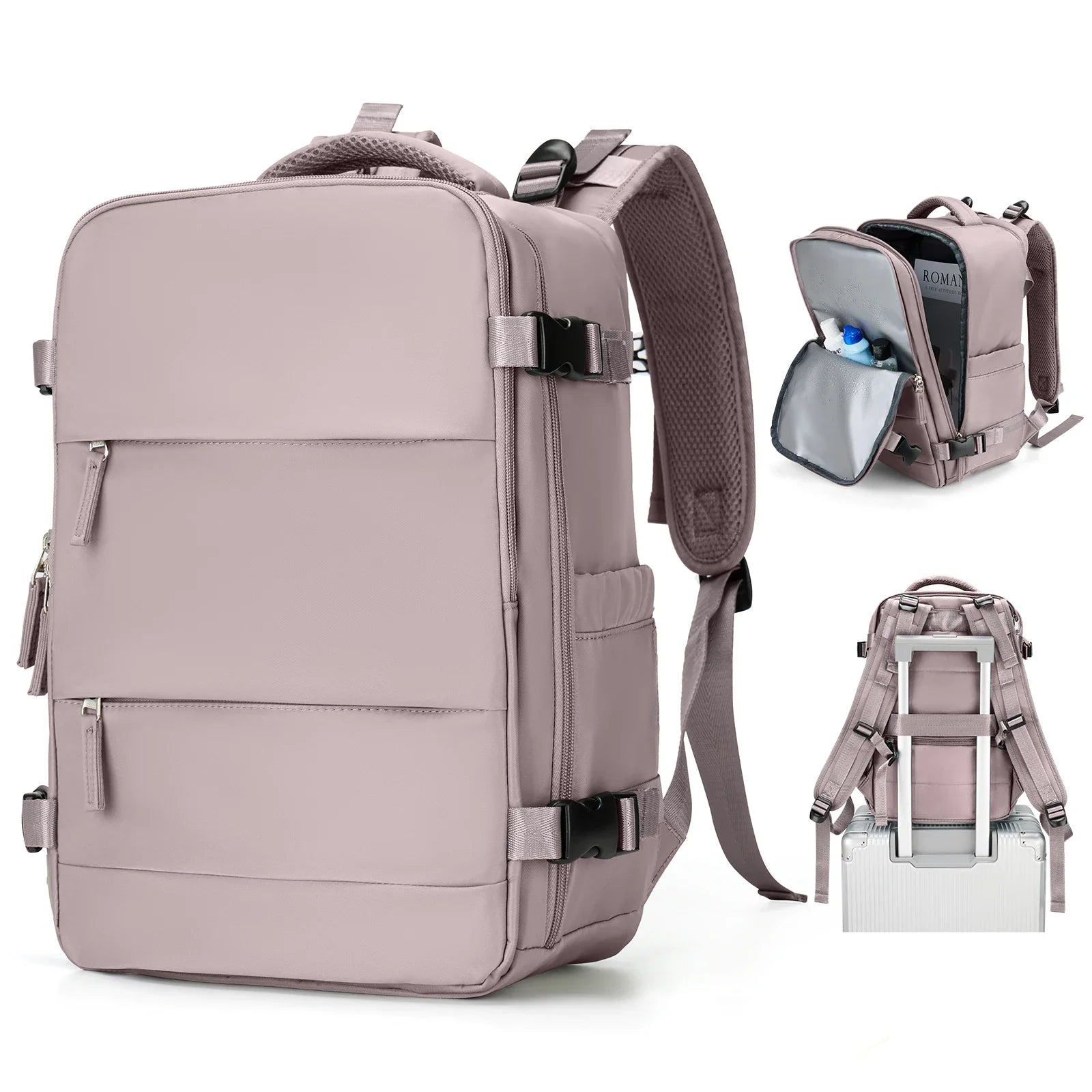 Reiserugzak Travomate | Waterdicht & Veelzijdig | 15,6" Laptopvak | Grote capaciteit met nat-droog scheiding