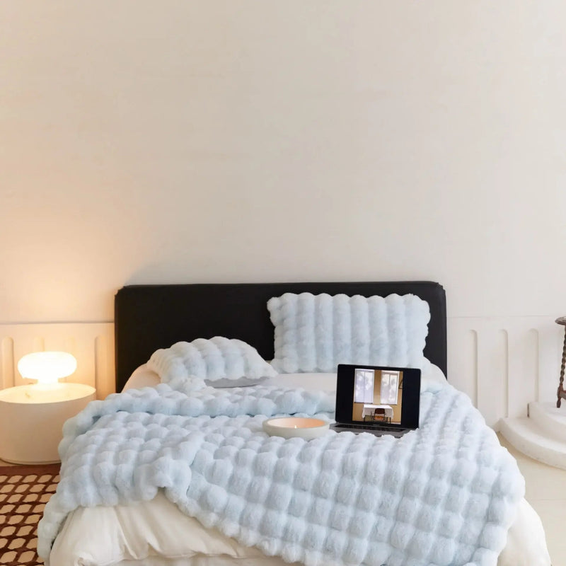 Omkeerbare SnuggleSoft fleece deken Jaarlijkse warmte