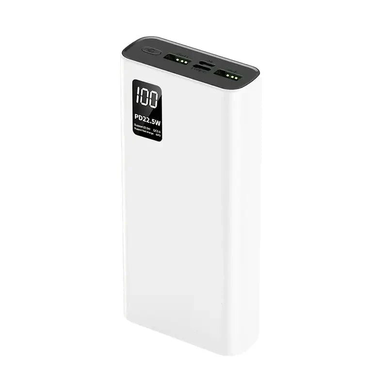 Krachtige powerbank met Snelladen en Digitaal Batterijniveau