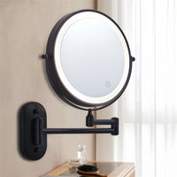 Luxa Wandgemonteerde Scheerspiegel Oplaadbaar Met LED Verlichting 1X 10X
