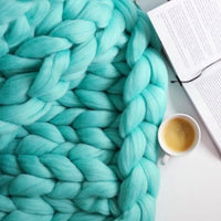 Dikke Gebreide Deken | Extra Groot & Warm | Huishoudaccessoire | Handgemaakt Ontwerp
