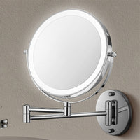 Luxa Wandgemonteerde Scheerspiegel Oplaadbaar Met LED Verlichting 1X 10X