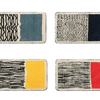 NordicFlow – Luxe Handgemaakte Badmat met Abstract Design voor Stijlvolle Badkamers