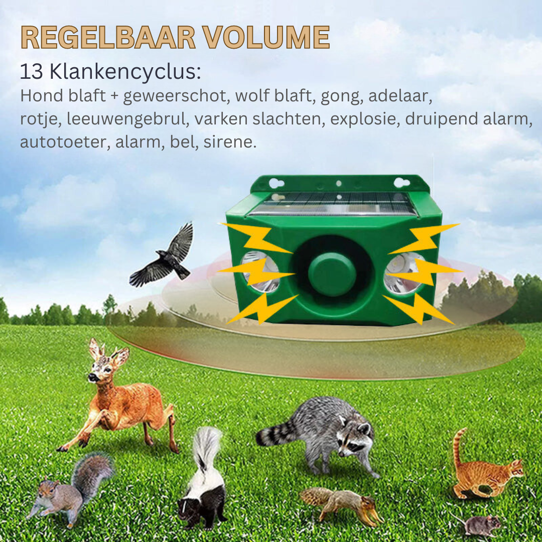 WildGuard | Schrikt zelfs de meest hardnekkige dieren effectief af