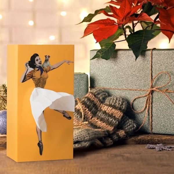 TISSUDANCE – Speelse Rock Tissuebox voor Creatieve Woondecoratie