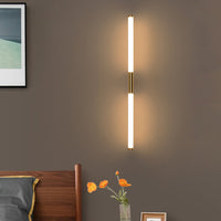 Dazil Wandlamp. Koper. Goud/Wit. Badkamer