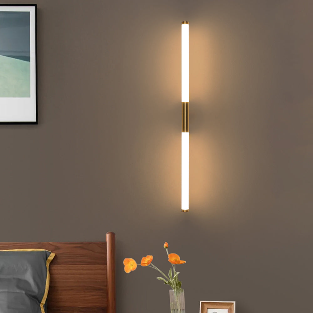 Dazil Wandlamp. Koper. Goud/Wit. Badkamer