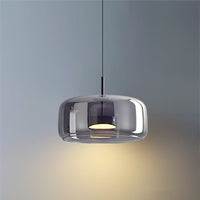 Juni Morden Glazen Hanglamp Helder/ Rookgrijs/ Amber