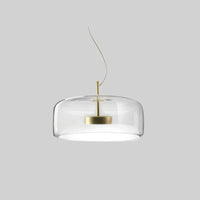 Juni Morden Glazen Hanglamp Helder/ Rookgrijs/ Amber