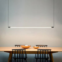 Zynar Minimalistische Lineaire Hanglamp, Zwart