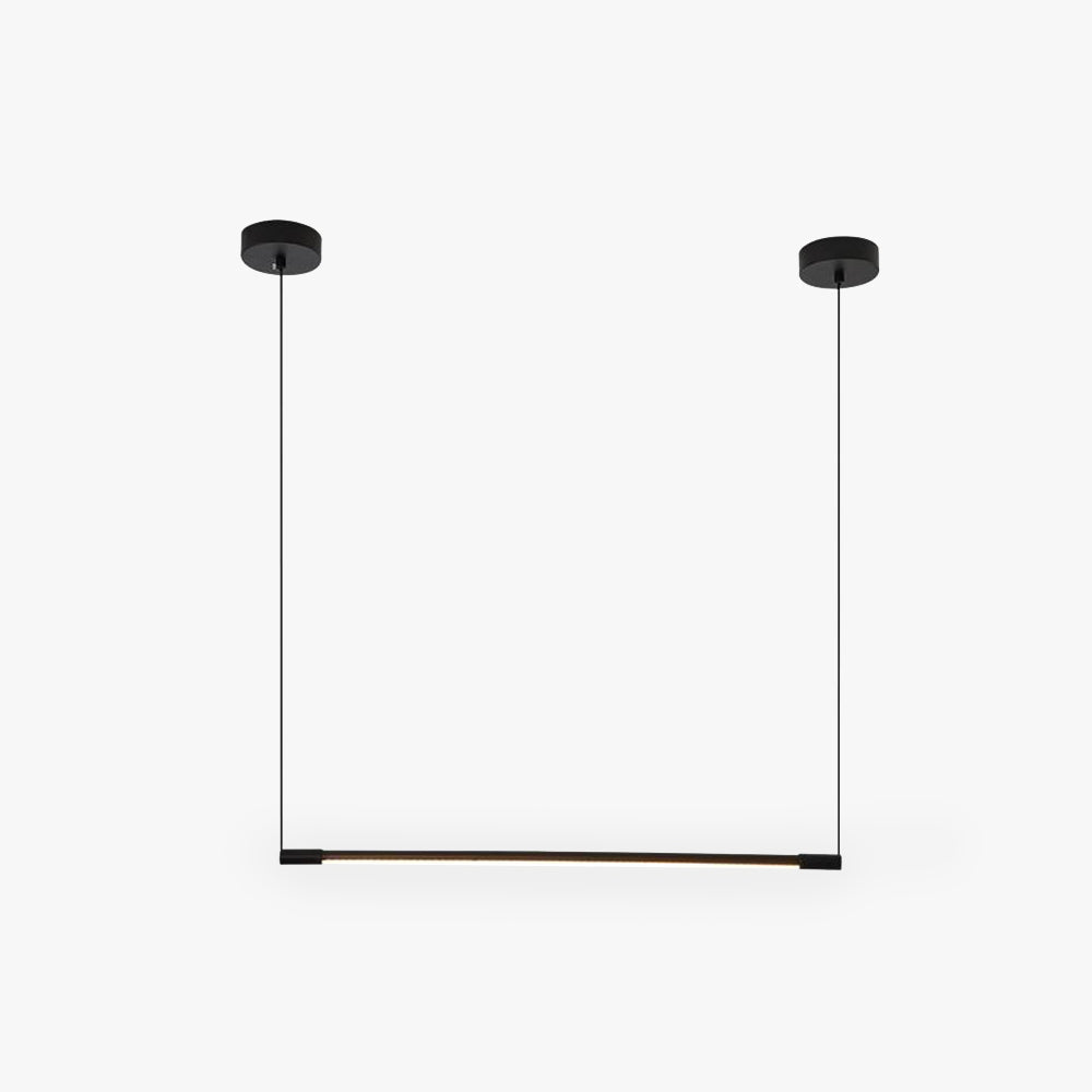 Zynar Minimalistische Lineaire Hanglamp, Zwart