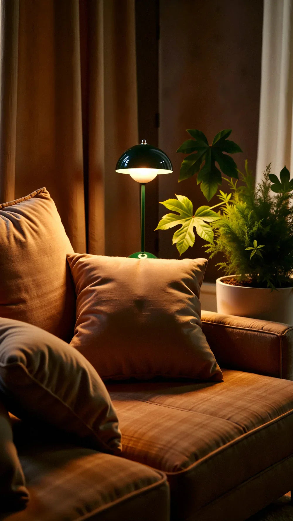 Draadloze tafellamp met minimalistisch design