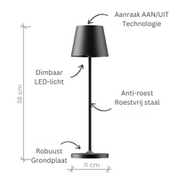 GlowTouch | Geeft licht door de lamp met je vingers aan te raken