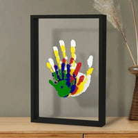 Afdrukset | Baby Hand- en Voetafdruk met Klei | Houten lijst als Aandenken | MemoNest
