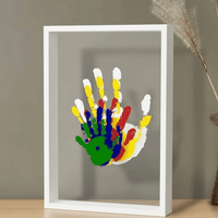 Afdrukset | Baby Hand- en Voetafdruk met Klei | Houten lijst als Aandenken | MemoNest