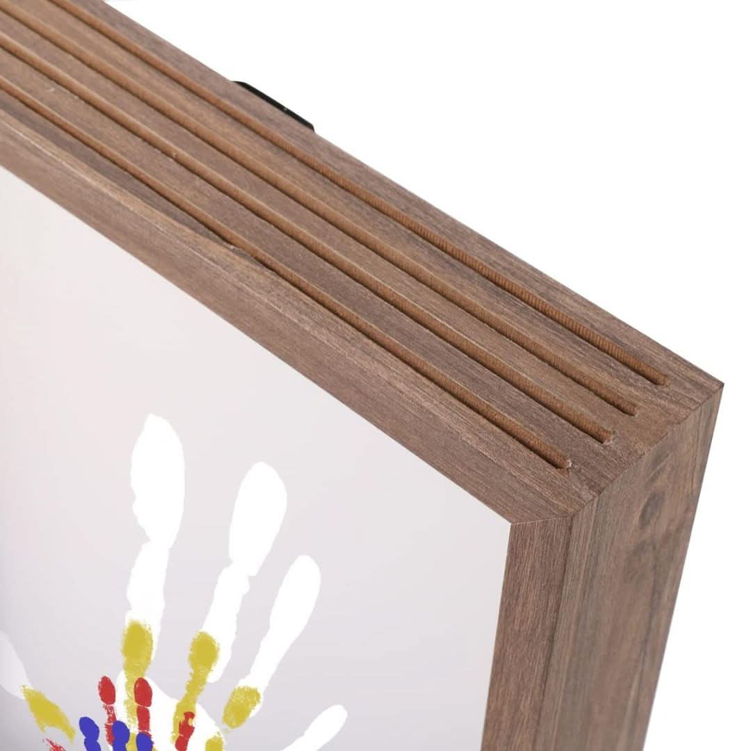 Afdrukset | Baby Hand- en Voetafdruk met Klei | Houten lijst als Aandenken | MemoNest