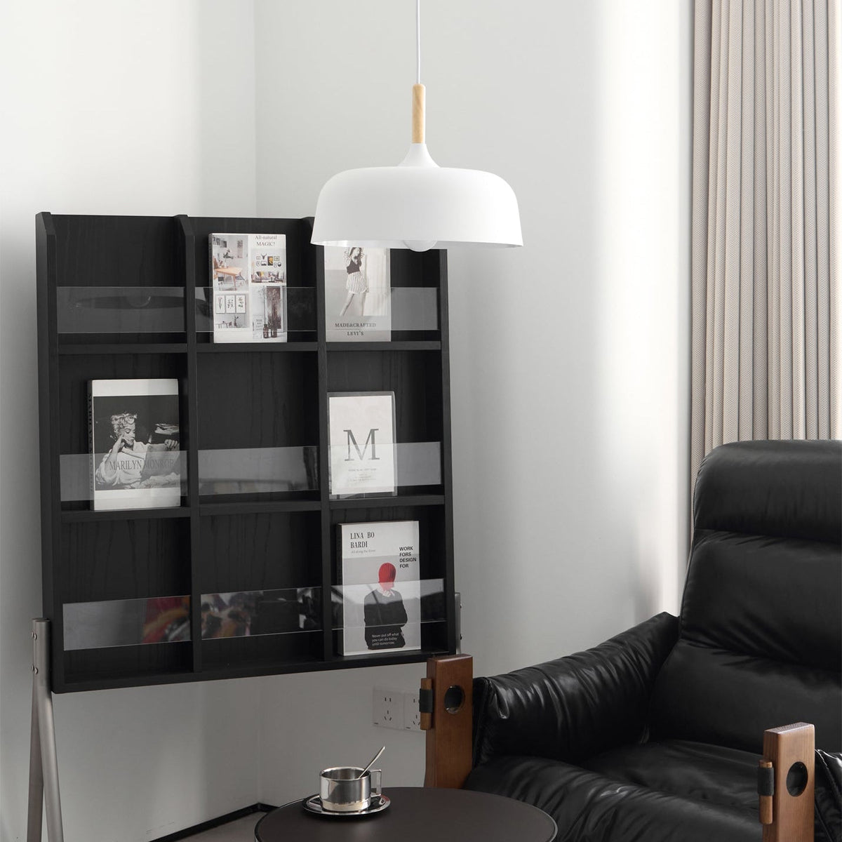Birken Nordic Hout en Zink Hanglamp