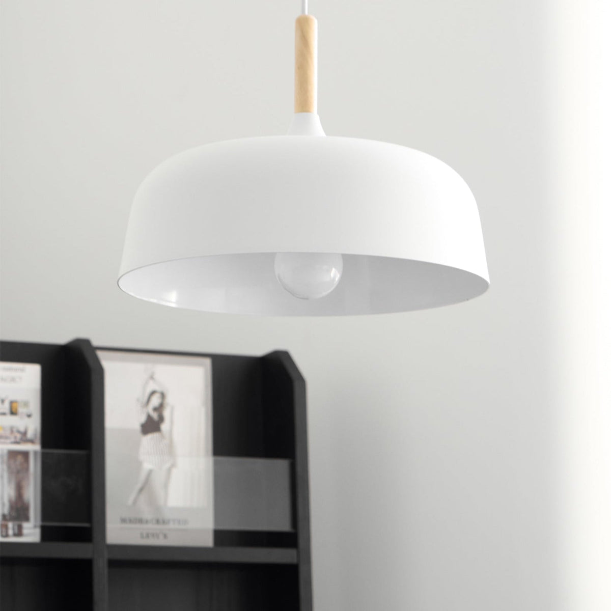 Birken Nordic Hout en Zink Hanglamp