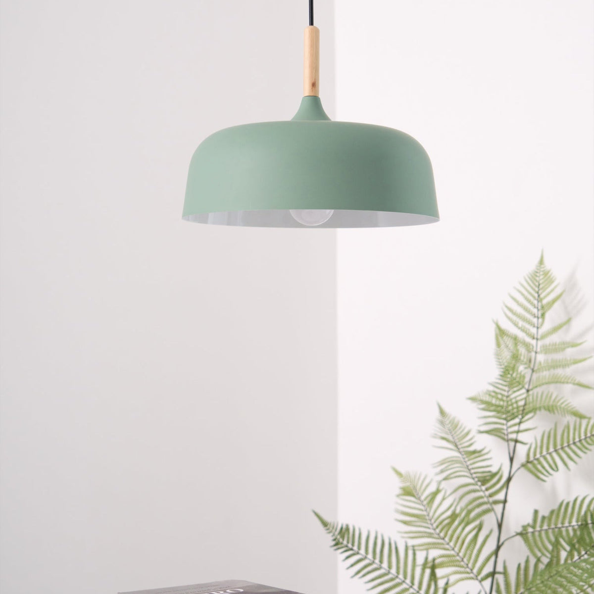 Birken Nordic Hout en Zink Hanglamp