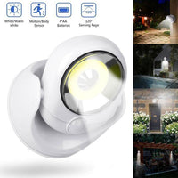 LUXWÄCHTER LED-veiligheidslamp | Met bewegingssensor en timer | Draadloos en weerbestendig | 450 lumen
