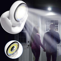 LUXWÄCHTER LED-veiligheidslamp | Met bewegingssensor en timer | Draadloos en weerbestendig | 450 lumen