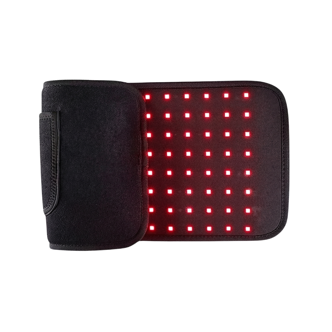 Elleboog- en gewrichtsondersteuning met dubbele rode en nabij-infrarode lichttherapie pad