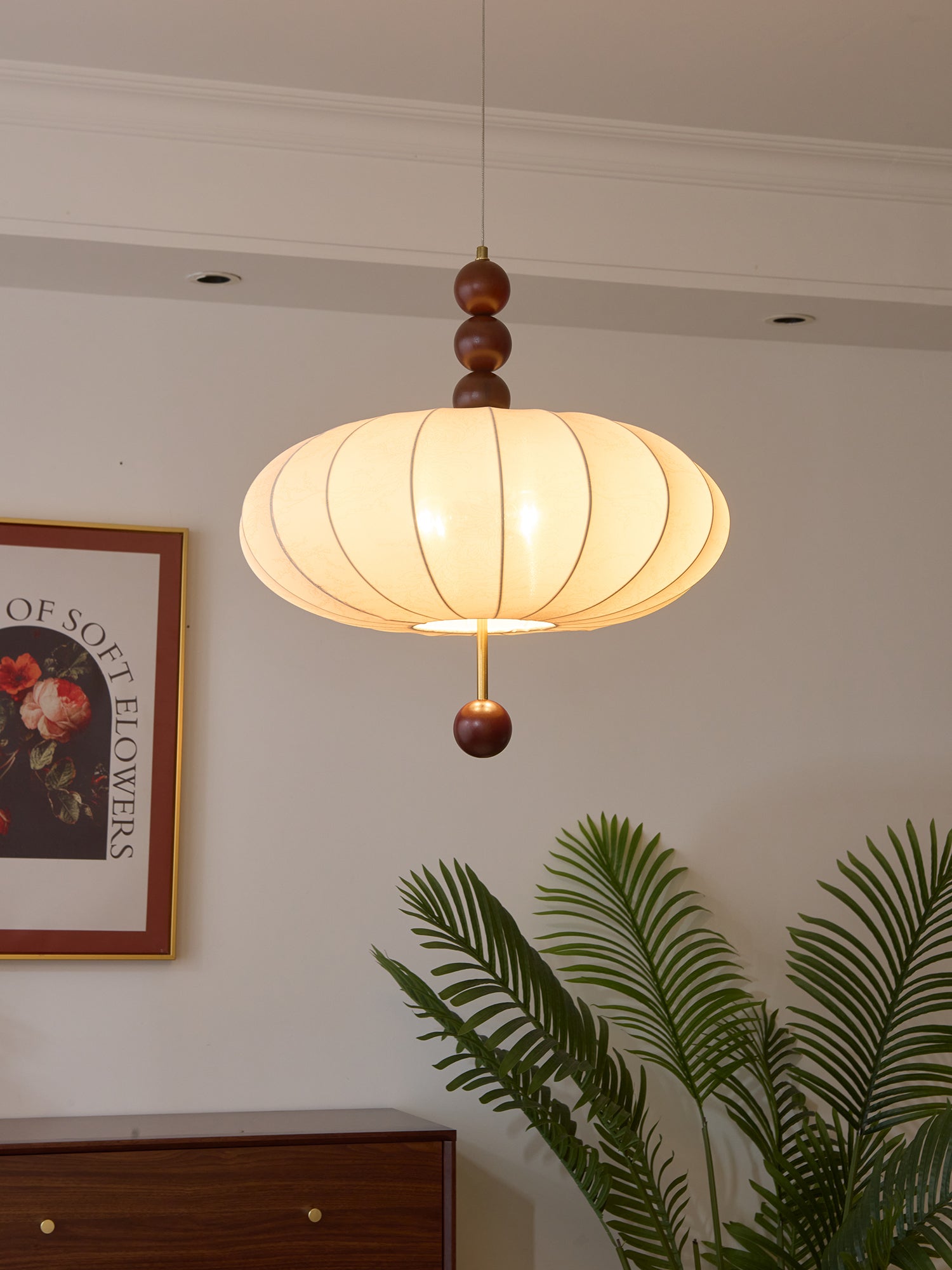 Orla Vintage in Stof Hanglamp