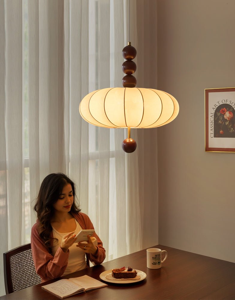 Orla Vintage in Stof Hanglamp