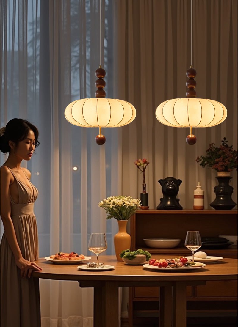 Orla Vintage in Stof Hanglamp