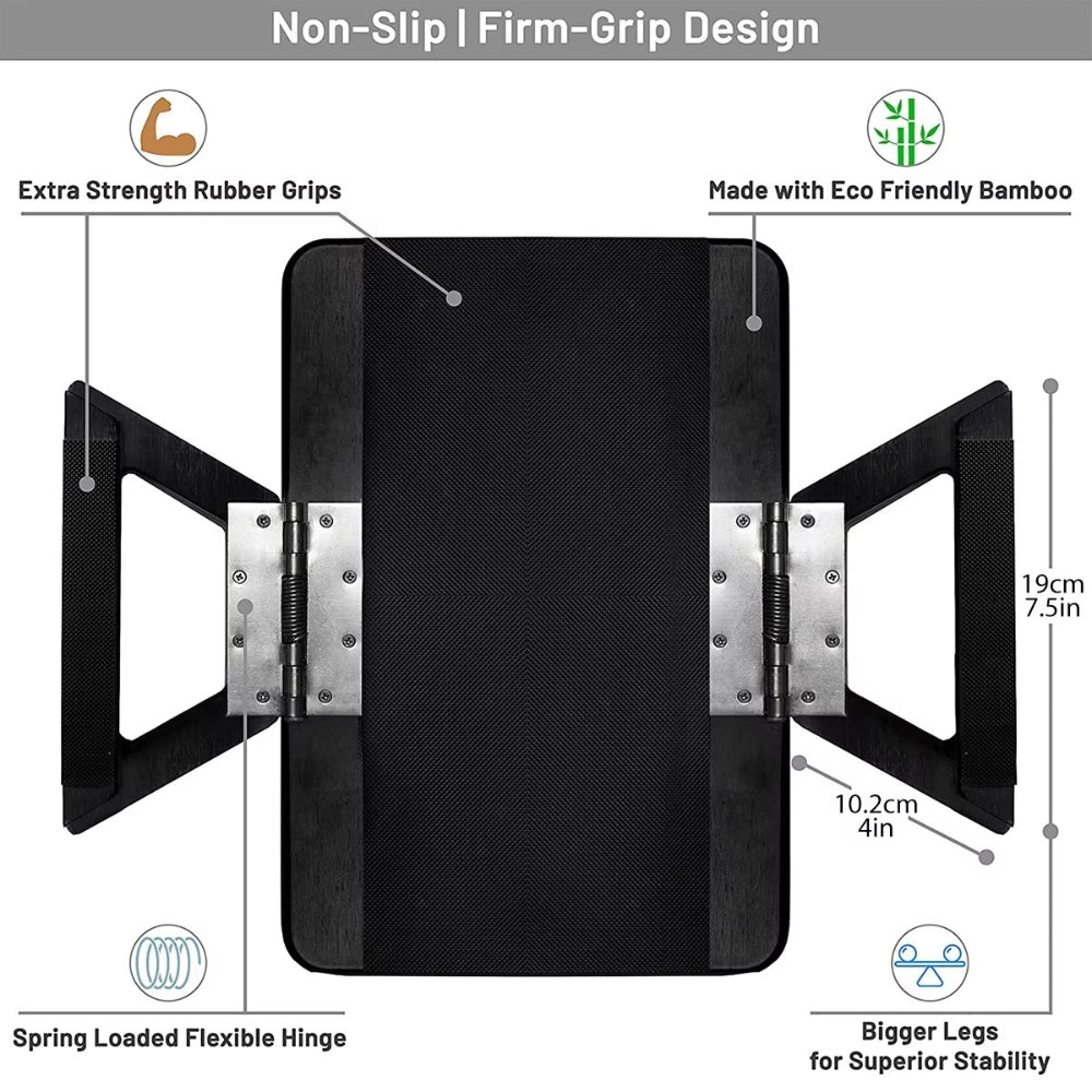 Verstelbare Bamboe Clip-On Arm Tray Tafel