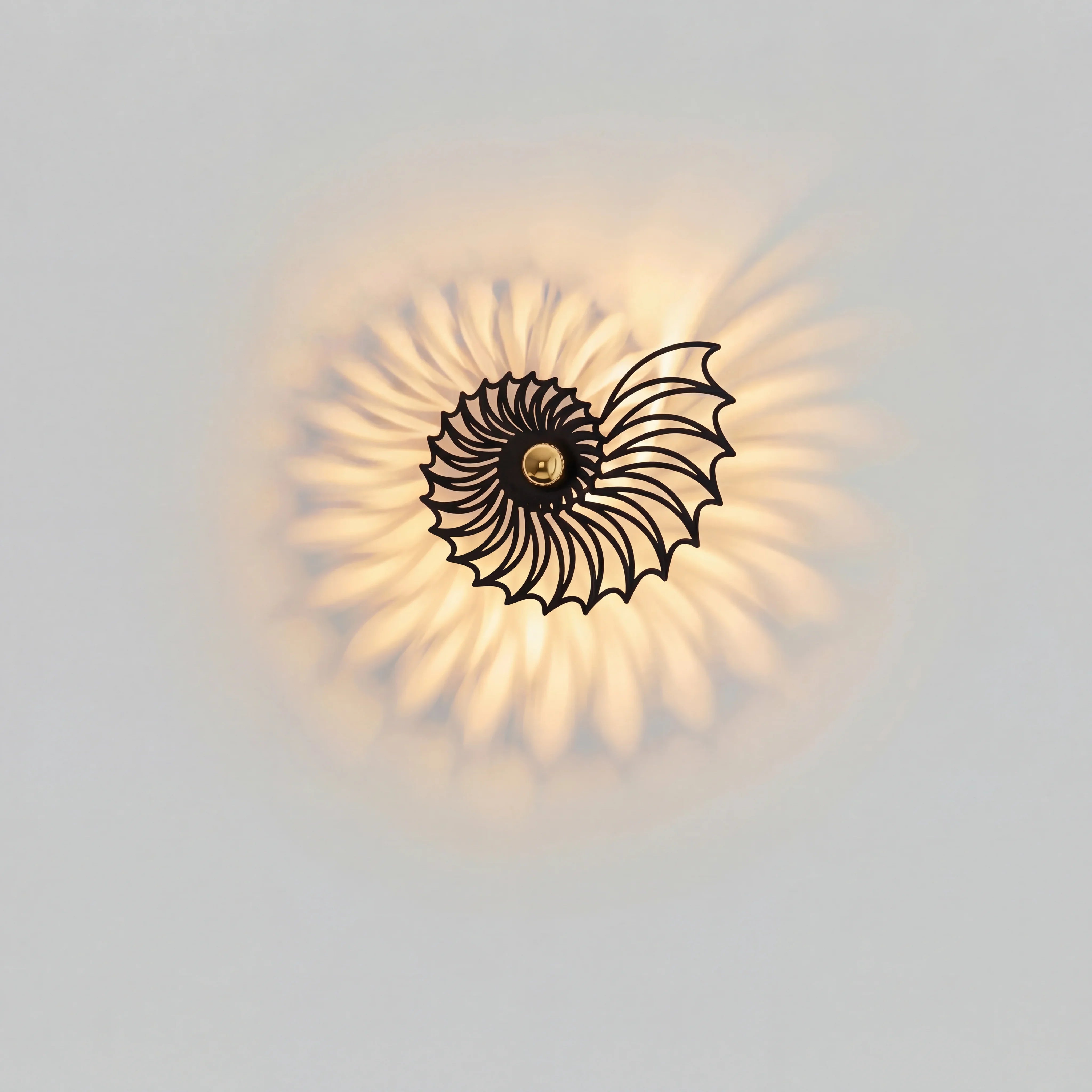 Aegir Nautilus Design Decoratieve LED Wandlamp