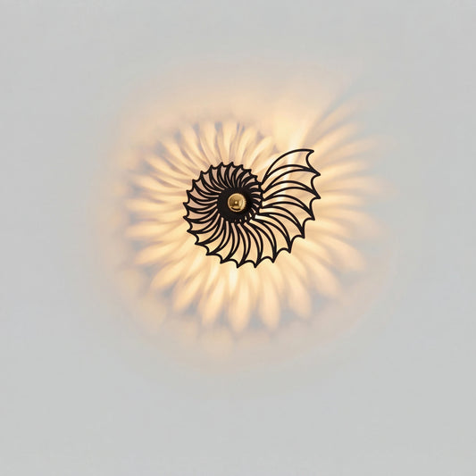 Aegir Nautilus Design Decoratieve LED Wandlamp