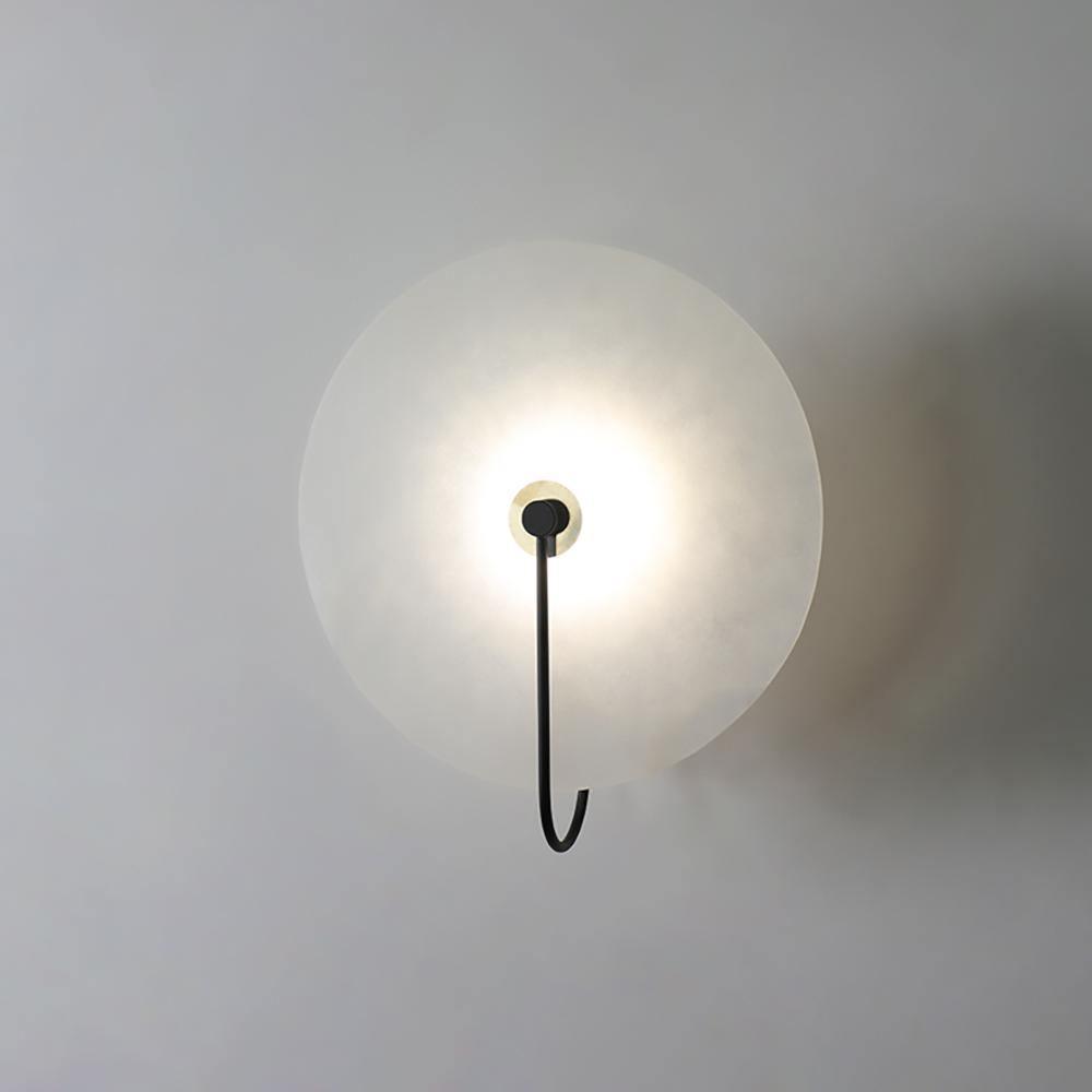 Kristy Alabaster LED Wandlamp Rond Iconisch Circulair