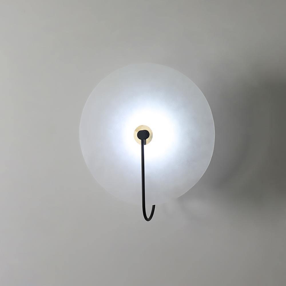 Kristy Alabaster LED Wandlamp Rond Iconisch Circulair