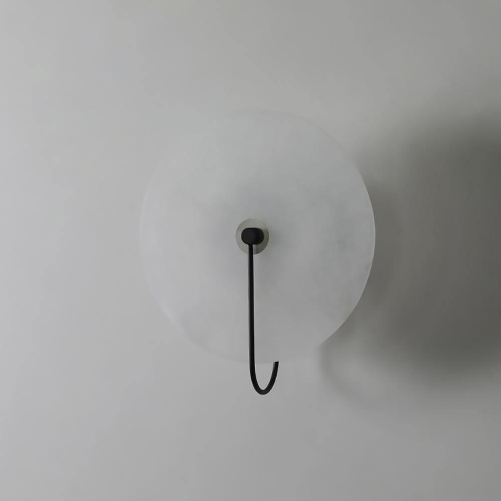 Elaris Wandlamp Globe in Alabaster