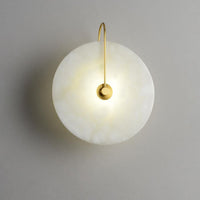 Kristy Alabaster LED Wandlamp Rond Iconisch Circulair