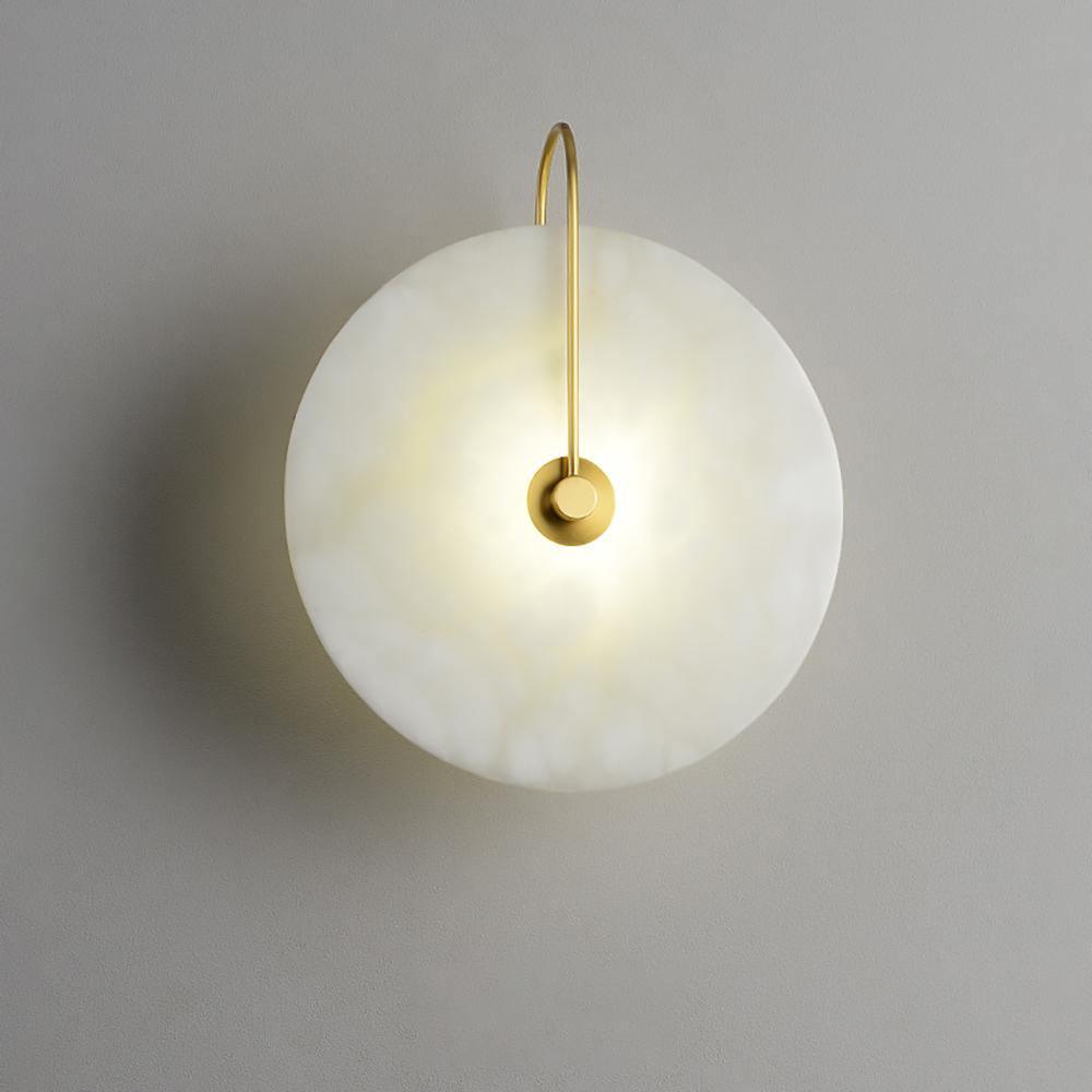 Kristy Alabaster LED Wandlamp Rond Iconisch Circulair