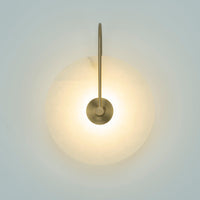 Kristy Alabaster LED Wandlamp Rond Iconisch Circulair