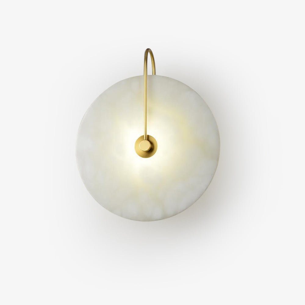 Elaris Wandlamp Globe in Alabaster