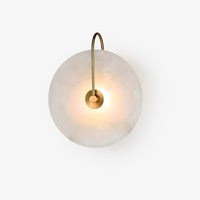 LED Wandlamp van Alabaster – Elegant en Rust in het Licht
