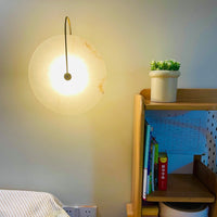 Elaris Wandlamp Globe in Alabaster