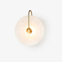 LED Wandlamp van Alabaster – Elegant en Rust in het Licht